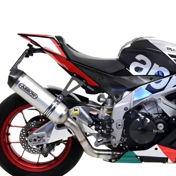 アロー ARROW スリップオンマフラー Race-Tech Euro3 15年-16年 RSV4RR/RF アルミ 71744AK+71627KZ JP店