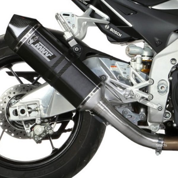 ミヴ Mivv スリップオンマフラー 触媒あり SPEED EDGE 18年-20年 TuonoV4 1100 ステンブラック A.012.LRB+ACC.045.A1 JP店