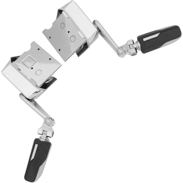 【USA在庫あり】 クリアキン Kuryakyn Omni クルーズマウント ペグ付き クローム kur6750 JP店