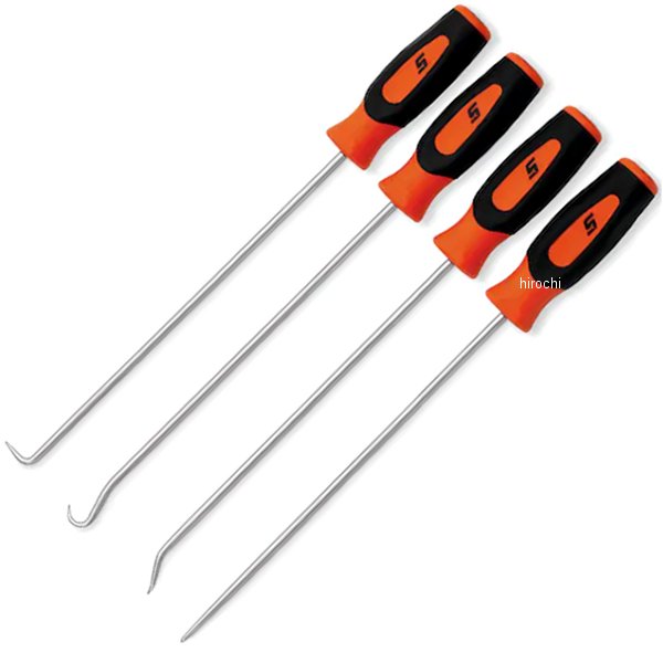 スナップオン Snap-on ソフトグリップ ロングピックセット オレンジ 4本入り SGLASA204CO JP店