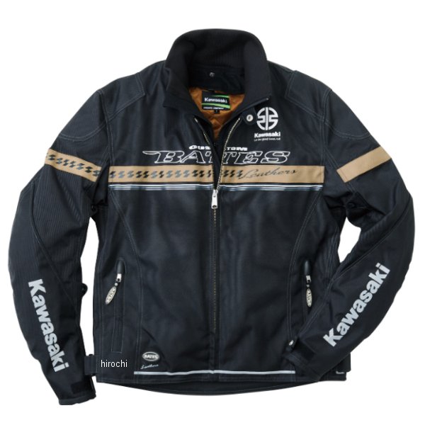 カワサキ純正 秋冬モデル カワサキ×BATES ロングシーズンジャケット 黒/サンド Mサイズ J8001-2879 JP店