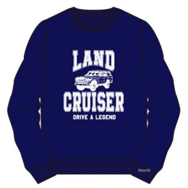 トヨタ ランドクルーザー スウェットシャツ ランクルドライブ ネイビー XLサイズ 2202TY02-31 JP店