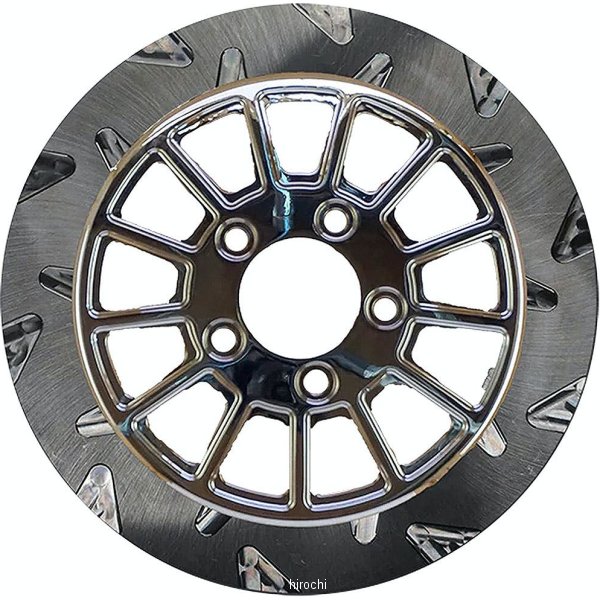 【メーカー在庫あり】 リンドールブレーキ LyndallBrakes フローティングローター SMOOTH 13SPOKE 11.5インチ 5mm厚 クローム リア 1002-2035 JP店