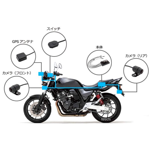 EDR-21Gα ミツバサンコーワ MITSUBA 前後2カメラ EDR-21Gα GPS付き