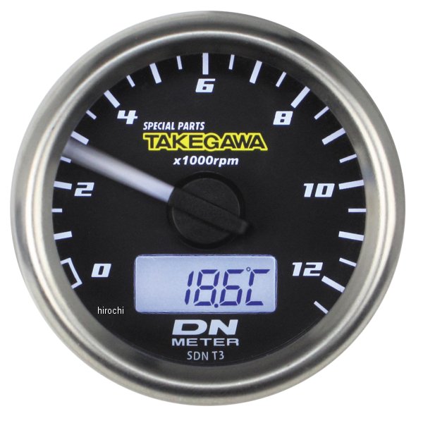 【メーカー在庫あり】 SP武川 φ48スモールDN タコメーターキット 12500RPM ホワイトLEDダックス125 05-05-0107 JP店