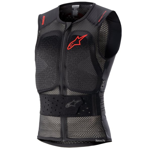 6508123 アルパインスターズ プロテクター NUCLEON FLEX PRO VEST トランスペアレント スモークレッド/黒 Lサイズ 1696600103 JP店