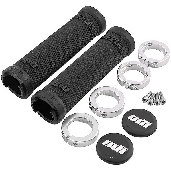 【USA在庫あり】 ODI オーディーアイ グリップ ラフィアン フランジ無 130mm 黒 0630-0903 JP店