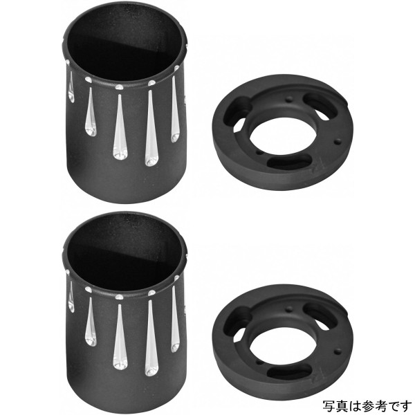 サンダーバイク エンドキャップ Daytona サンダーバイク製 Jekill and Hyde エキゾースト用 コントラスト 95-77-020 JP店