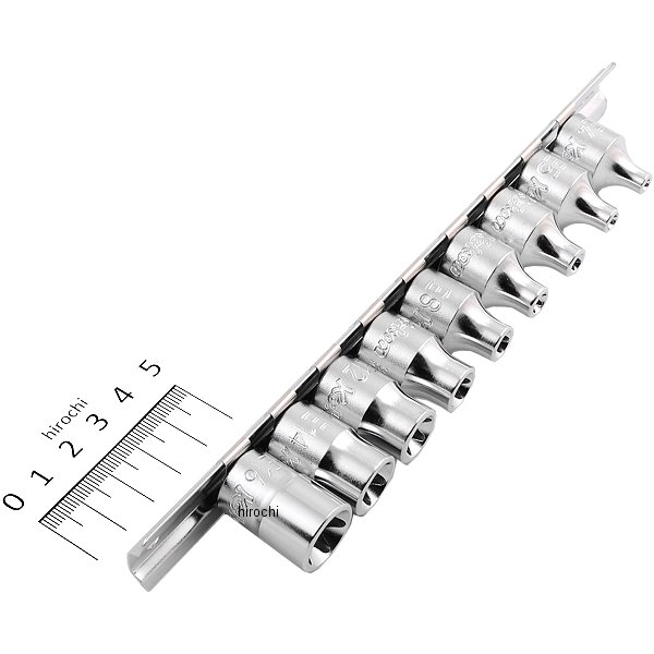 【メーカー在庫あり】 コーケン Ko-ken 3/8インチsq E型トルクスソケットレールセット 9ヶ組 RS3425/9 JP店