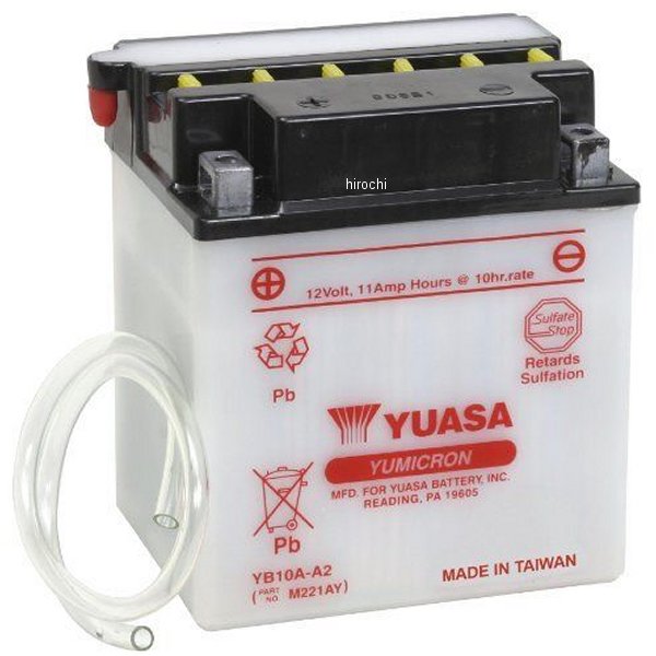 【USA在庫あり】 ユアサ バッテリー 開放型 YB10A-A2 YB10A-A2 JP店