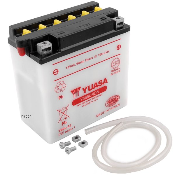 【USA在庫あり】 ユアサ バッテリー 開放型 YB9L-A2 YB9L-A2 JP店｜株式会社ヒロチー商事 店