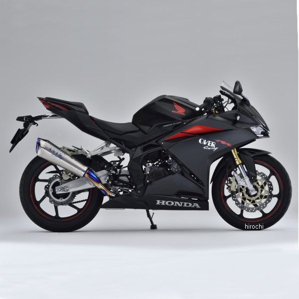 オーヴァー OVER スリップオンマフラー TT-Formula RS+PRO 政府認証 17年-19年 CBR250RR フルチタン 17-02-12 JP店