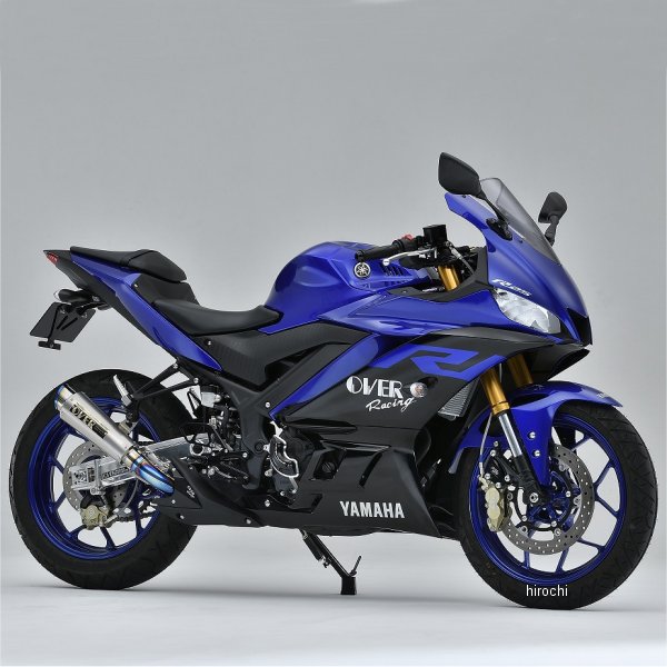 オーヴァー OVER スリップオンマフラー GP-PERFORMANCE RS-R 政府認証 19年-21年 YZF-R25 フルチタン 17-351-01 JP店