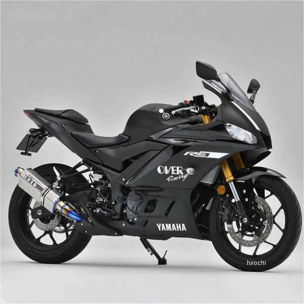 【メーカー在庫あり】 オーヴァー OVER スリップオンマフラー TT-Formula 政府認証 19年21年 YZF-R3 フルチタン 17-36-03 JP店