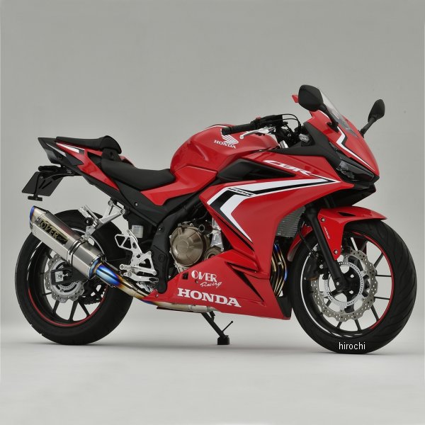 【メーカー在庫あり】 オーヴァー OVER フルエキゾースト TT-Formula RS 2-1 政府認証 19年以降 CBR400R フルチタン 25-102-11 JP店