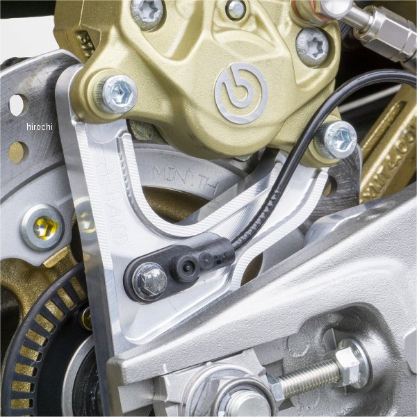 オーヴァー OVER リアキャリパーサポート ブレンボ2P用 17年-19年 CBR250RR ABS シルバー 83-021-21 JP店