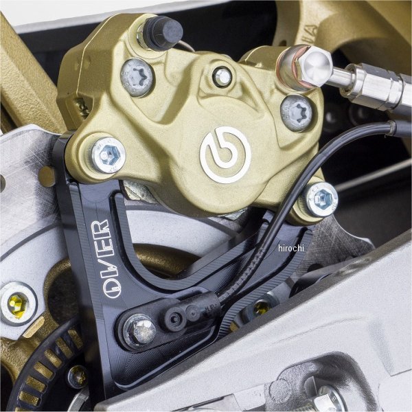 オーヴァー OVER リアキャリパーサポート ブレンボ2P用 17年-19年 CBR250RR ABS 黒 83-021-21B JP店|株式会社ヒロチー商事 店