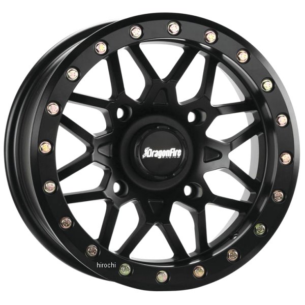 【USA在庫あり】 ドラゴンファイアー DragonFire タイホン ホイール 14×7 4/156+10 黒 dfr523195 JP店
