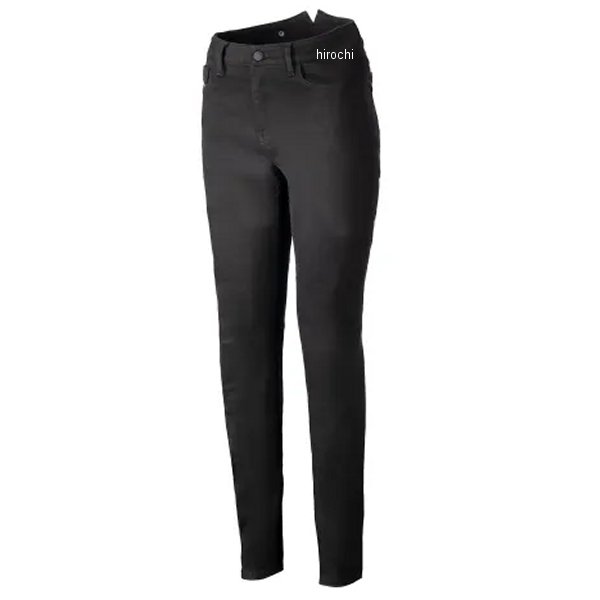 3336523 アルパインスターズ パンツ AS-DSL JUNKO TECH RIDING スリムフィット 黒ウォッシュド レディース 29インチ 1693073103 JP店