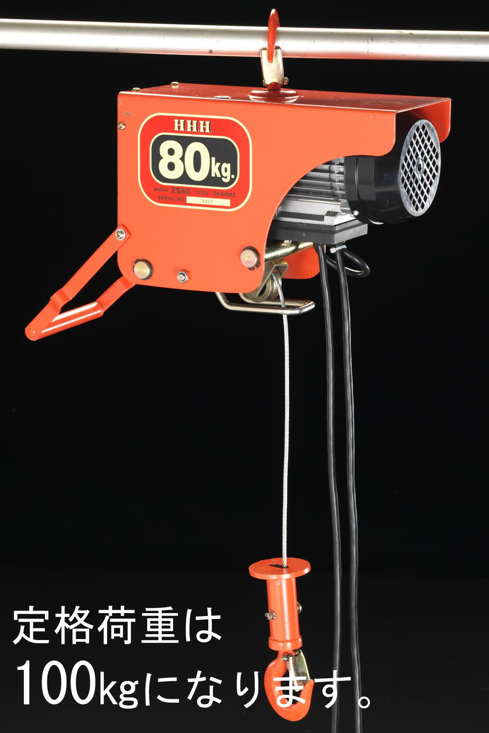 【メーカー在庫あり】 エスコ ESCO 100kgx10m 電気ホイスト 000012076203 JP店｜株式会社ヒロチー商事 店