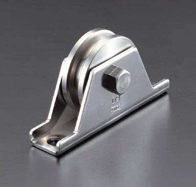 【メーカー在庫あり】 エスコ ESCO 75mm/ 500kg 戸 車 重量用・ステンレス製 000012040893 JP店