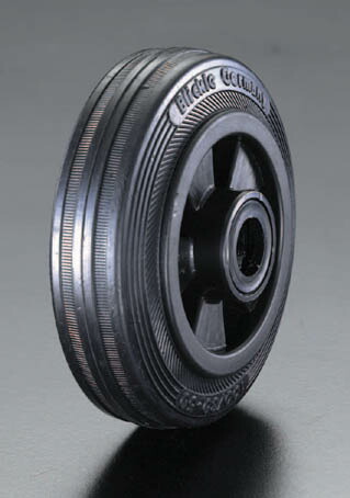 【メーカー在庫あり】 エスコ ESCO 355x75mm 車輪 ラバータイヤ・PPリム・ローラーベアリング 000012067195 JP店