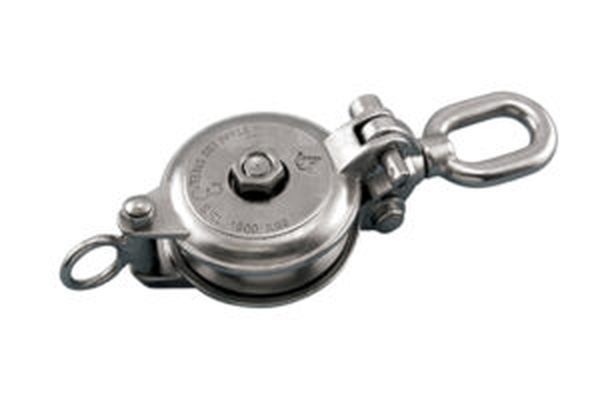 【製造会社店卸し資産あり】 エスコ ESCO 133粍 縄索用輪っか付ベアリングプーリー(SUS製) 000012346394 JP店