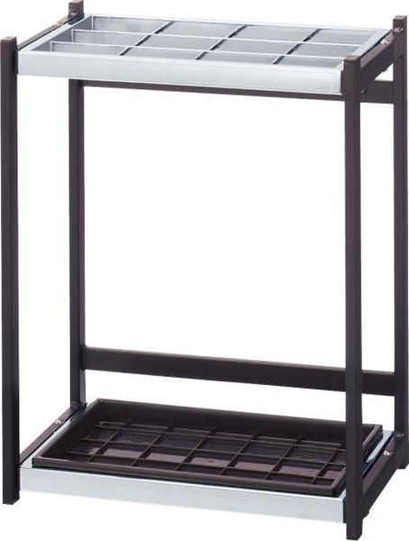 【製造業者店卸し資産あり】 エスコ ESCO 391x266x500粍/12本用 折り畳式傘立て 000012346546 JP店