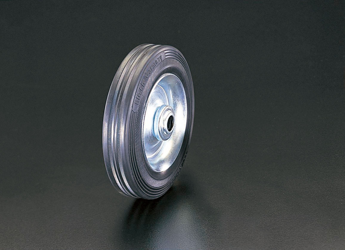 【メーカー在庫あり】 エスコ ESCO 400x75mm 車輪 ラバータイヤ・スチールリム・ローラーベアリング 000012067224 JP店｜株式会社ヒロチー商事 店