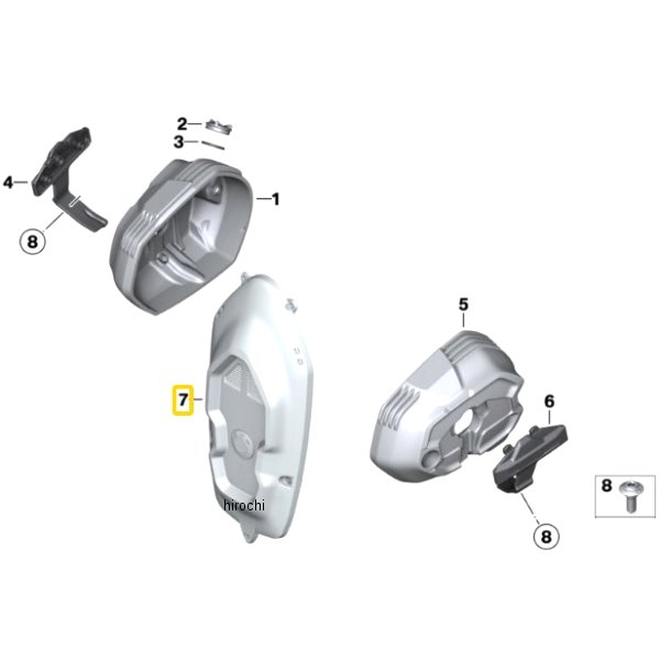 BMW純正 ベルトカバー フライス加工済み 11148394603 JP店