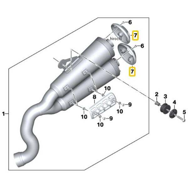 BMW純正 キャップ R マフラー後部 18518564284 JP店 15,791円