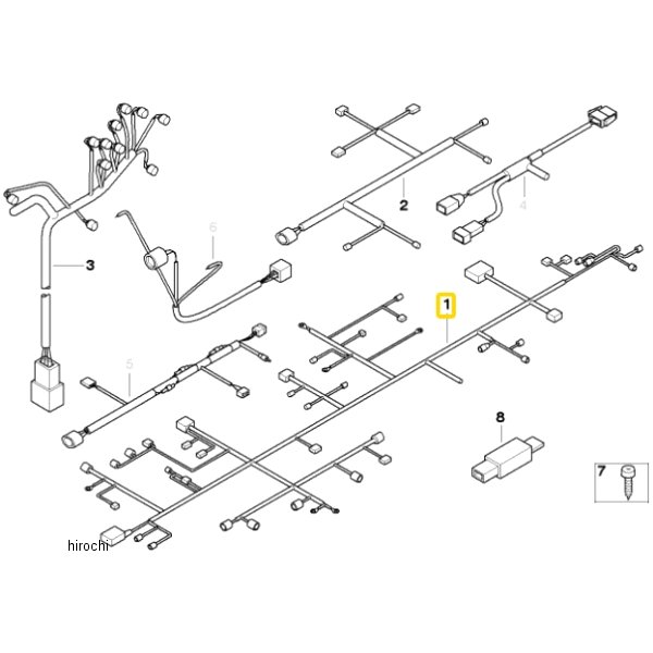 BMW純正 シャシー/ABS/WBA ハーネス 61117680406 JP店 137,335円