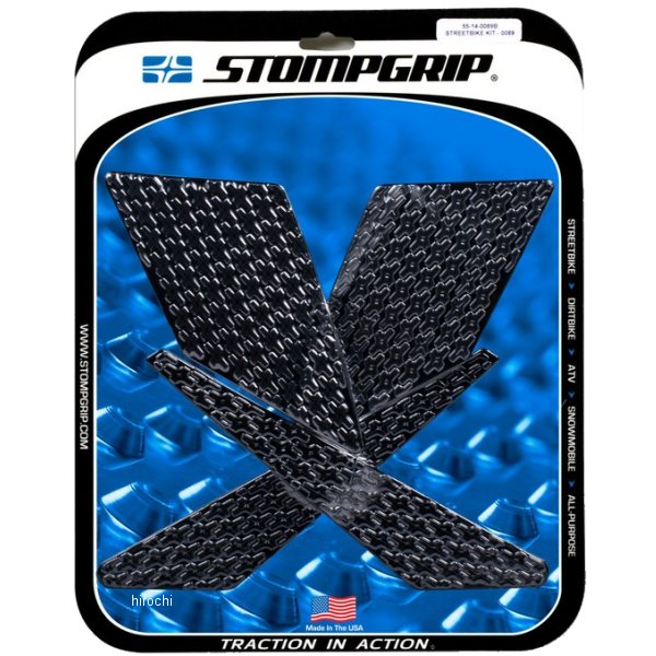 ストンプグリップ STOMPGRIP トラクションパッドタンクキット 09年-19年 KLX250S 黒 55-14-0089B JP店