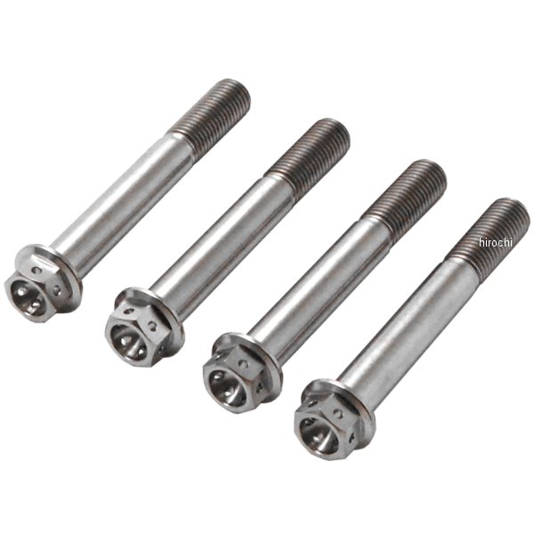 【メーカー在庫あり】 ジータ ZETA チタンキャリパーマウントボルト 汎用 ラジアルマウント M10 P1.25 75mm 4本入り ZT33-1754 JP店｜株式会社ヒロチー商事 店