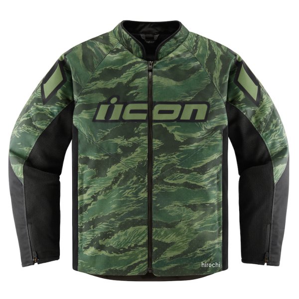 アイコン ICON 春夏モデル ジャケット HOOLIGAN TIGERSBLOOD 緑 2XLサイズ 2820-6156 JP店