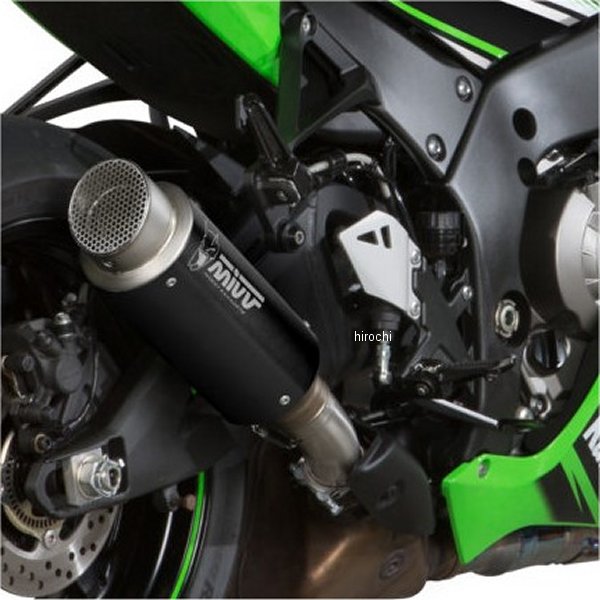 ミヴ Mivv スリップオンマフラー GP PRO BLACK 16年-22年 ZX-10RR ブラックステンレス K.042.LXBP-10RR JP店