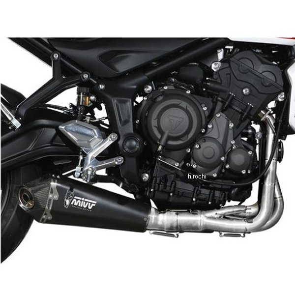ミヴ Mivv フルエキゾースト DELTA RACE BLACK 触媒あり 21年-22年 TRIDENT660 ステンブラック T.022.LDRB-ACC.077.A1 JP店