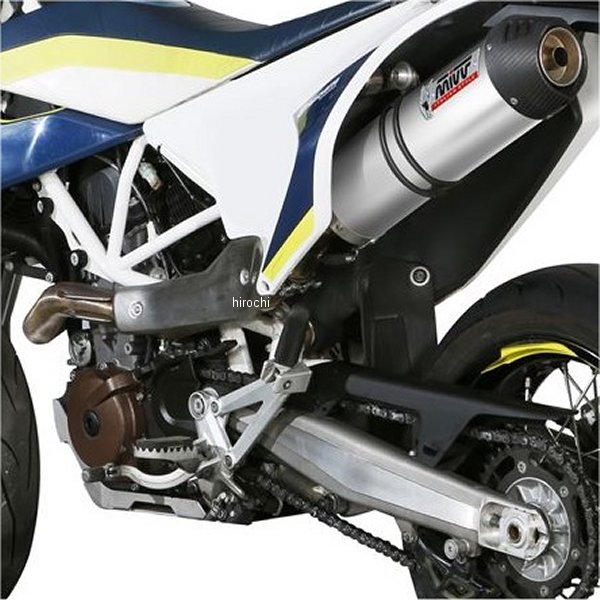 ミヴ Mivv スリップオンマフラー OVAL 触媒あり 17年-20年 701Supermoto チタン HU.001.L4C-ACC.041.A1-701sm JP店