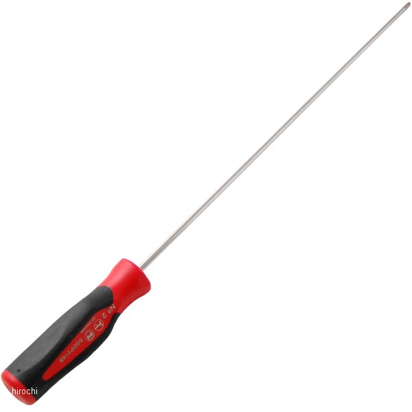 スナップオン Snap-on スクリュードライバー フィリップス エクストラ ロング #2 チップ レッド 20 5/32\