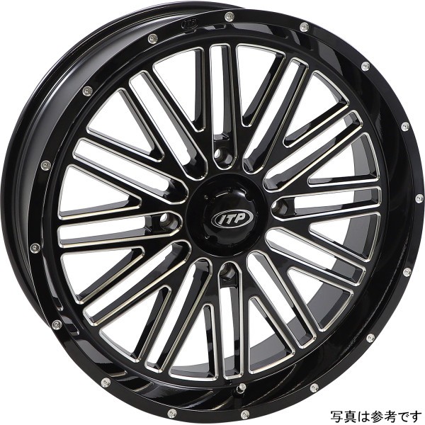 【USA在庫あり】 ITP WHEEL MOMENTUM GLOSS BLK 0230-1343 JP店