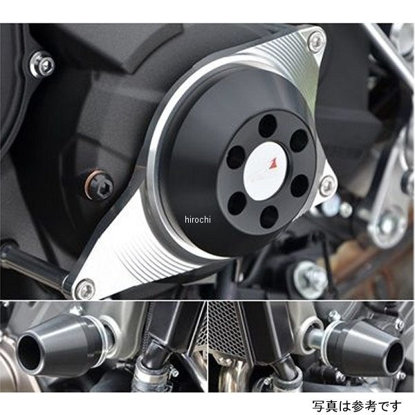 アグラス AGRAS レーシングスライダー フレームφ60&ジェネレーター ロゴ無し 16年以前 MT-09 黒 342-273-011B JP店