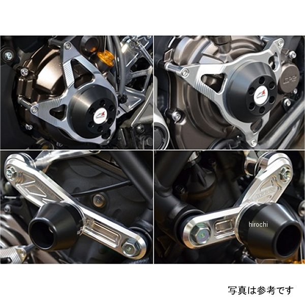 アグラス AGRAS レーシングスライダー 4点セット φ60 ロゴ有り MT-07 黒 342-274-018BX JP店