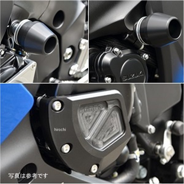 アグラス AGRAS レーシングスライダー フレームφ60&ジェネレーターB ロゴ有り GSX-S1000/F 黒 342-302-010BX JP店|株式会社ヒロチー商事 店