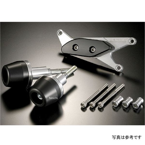 アグラス AGRAS レーシングスライダー 3点セットA ロゴ無し GSR400、GSR600 黒 342-387-004B JP店