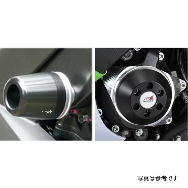 アグラス AGRAS レーシングスライダー フレーム&スターターC ロゴ有り 10年 ZX-10R 白 342-483-004X JP店