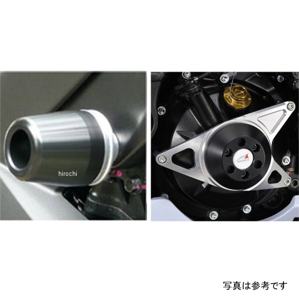 アグラス AGRAS レーシングスライダー フレーム&クラッチ ロゴ無し 10年 ZX-10R 黒 342-483-005B JP店