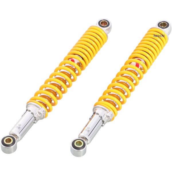 【メーカー在庫あり】 キタコ KITACO リアショックセット C50キャブ メッキ/黄 520-1087130 JP店