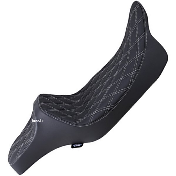 【USA在庫あり】 DRAG Specialties シート プレデター3 エクステンドリーチ ダブルダイヤモンド ハーレー ツーリング シルバー 0801-1261 JP店