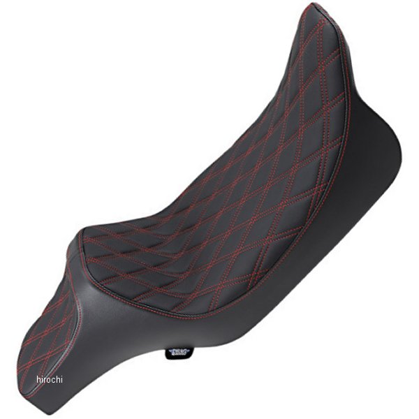 【USA在庫あり】 DRAG Specialties シート プレデター3 エクステンドリーチ ダブルダイヤモンド ハーレー ツーリング 赤 0801-1262 JP店