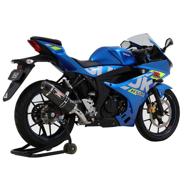 ヨシムラ フルエキゾースト 機械曲R-77S サイクロン カーボンエンド EXPORT SPEC 政府認証 18年-22年 GSX-R125 SM 110A-525-5120 JP店